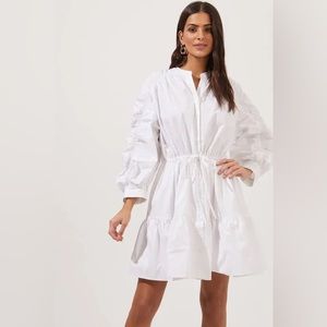 ASTR The Label Cotton Shirtdress - Size M
